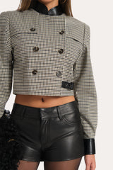 Leone Italian Plaid Jacket