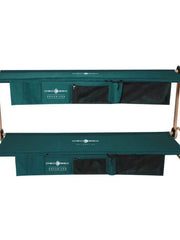 View Disc-O-Bed Large Cam-O-Bunk Benchable Double Cot with Storage Organizers, Green image 6