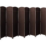 Tall Folding Room Divider Screen, Portable Privacy Partition Wall Panel for Bedroom, Living Room and Office