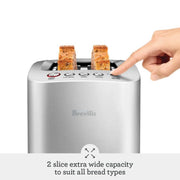 View Breville Die-Cast Smart Toaster, 2-Slice, Brushed Stainless Steel image 4