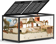 View BUCATSTATE Hamsterkäfig 3,0: Metall Rattenkäfig Kleintierkäfig Groß Stapelbar mit Einfacher Montage 120L x 60W x 62H cm für Nager, Mäuse, Zwerghamster image 2