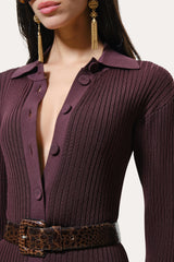 Roxanne Ribbed Duster Dress