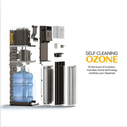 View Brio Self Cleaning Bottom Loading Water Cooler Water Dispenser 3 Temperature Settings image 5