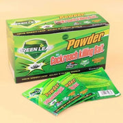 View 20-100 Packs Green Leaf Powder Cockroach Killer Bait Repeller Killing Trap Pest Control image 4