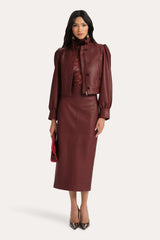 Belle Lamb Leather Jacket