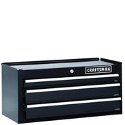 View Craftsman 26 Inch 3-drawer Heavy-duty Ball Bearing Middle Chest Black image 1