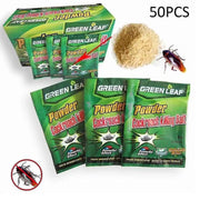 View 20-100 Packs Green Leaf Powder Cockroach Killer Bait Repeller Killing Trap Pest Control image 3