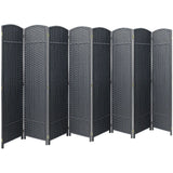 Tall Folding Room Divider Screen, Portable Privacy Partition Wall Panel for Bedroom, Living Room and Office