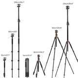 90 Inch Ultra High Camera Tripod with Metal Ball Head, Extra Tall Heavy Duty Photography Tripod Stand