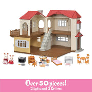 View Calico Critters Red Roof Country Home, Dollhouse Playset with Figures, Furniture and Accessories image 6