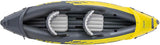 Explorer K2 Inflatable Kayak Set: Includes luxurious 86-inch aluminum paddle and high-output pump - extremely durable PVC material - adjustable seat with backrest - suitable for two people - maximum weight capacity 400 pounds