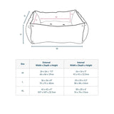 Box Bed For Dogs in Herringbone Tweed – M, Natural Herringbone pour les activités extérieures