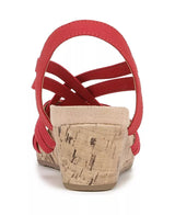 Women's Strappy Wedge Sandals, Open Toe Platform Summer Shoes for Casual and Dress Wear