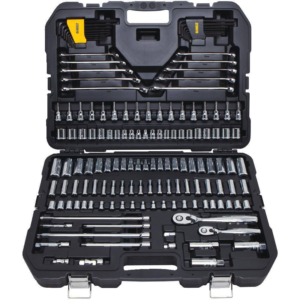 156-Piece Mechanics Tool Set, Professional Hand Tool Kit
