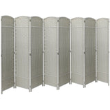 Tall Folding Room Divider Screen, Portable Privacy Partition Wall Panel for Bedroom, Living Room and Office