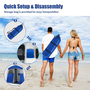 View Sturdy Double-Room Camping Privacy Shower Toilet Tent W/ Storage Bag image 6
