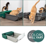 View Pet Zone Smart Scoop Automatic Litter Box (Self Cleaning Litter Box, Cat Litter Box with No Expensive Refills) image 3