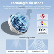View Silencioso Sin Aspas Ventilador de Techo con Luz Regulable 60W 30W Motor DC 30W Luz CCT 3000-5700K LED Lampara Ventilador Techo y Mando 6Velocidades image 6