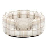 High Wall Bed For Dogs in Balmoral Tweed – Natural Tweed, Without Personalization pour la maison et le jardin