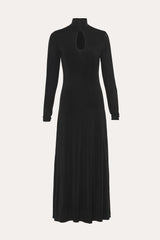 Raven Keyhole Midi Dress