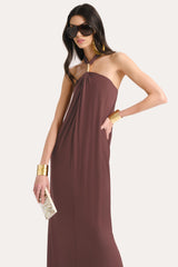 Aurora Halterneck Maxi Dress