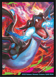 View Pokémon: Colección Ultra Premium Mega Charizard X-ex del JCC Pokémon (Dos Cartas promocionales holográficas, 18 Sobres de expansión y Accesorios image 5
