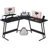 L Shaped Gaming Desk, Corner Computer PC Workstation for Gaming, Home Office and Study