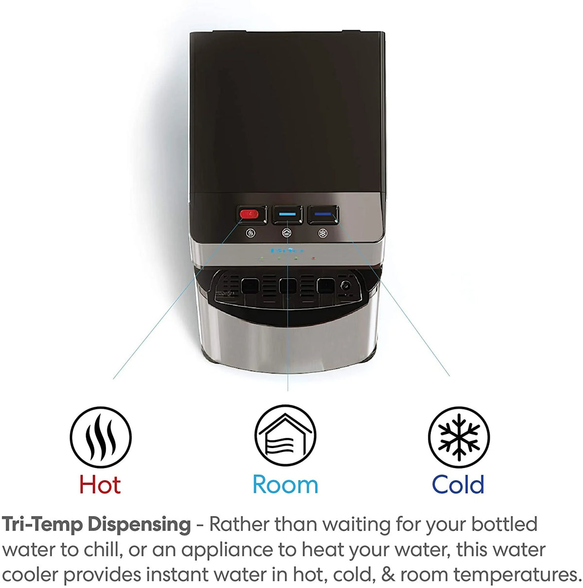 Brio Self Cleaning Bottom Loading Water Cooler Water Dispenser 3 Temperature Settings