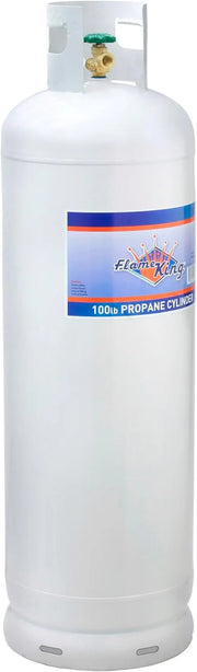 View 100Lb Steel Propane Tank Cylinder with Pol Valve image 5