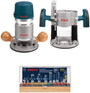 View BOSCH 1617EVSPK Wood 12 Amp Router Tool Combo Kit - 2.25 Horsepower Plunge Router & Fixed Base with a Variable Speed image 4