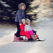 View Snow Racer Sled, Ski Sled Slider Board with Twin Brakes image 4