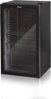 View Swan 80L Glass Fronted Under Counter Fridge, Wine Beer and Beverage Cooler image 3