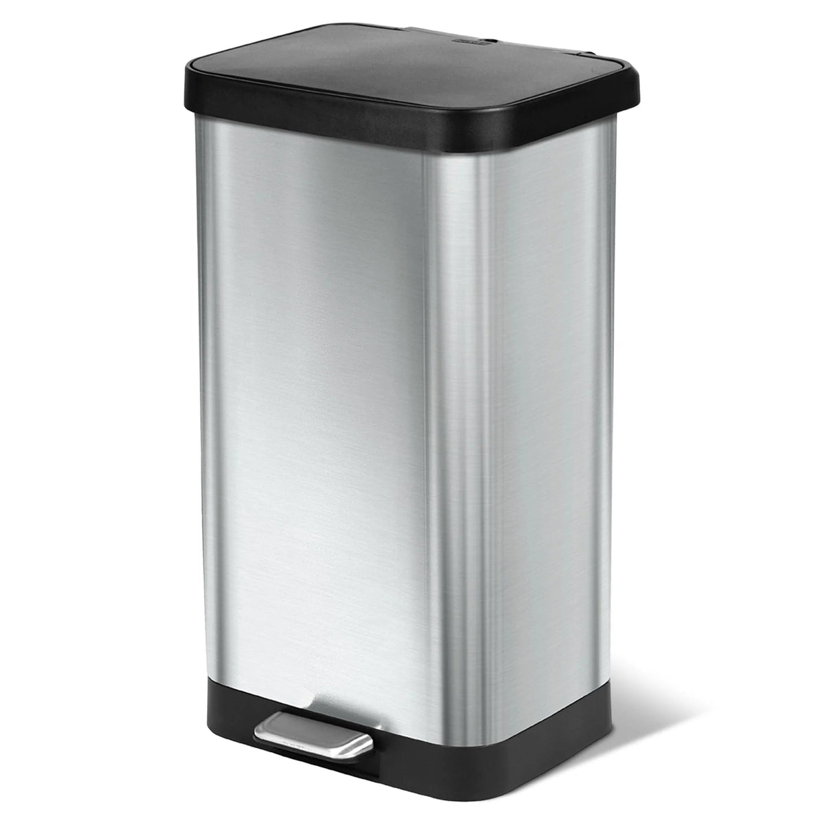 20 Gallon Stainless Steel Step Trash Can, Large Kitchen Garbage Bin with Odor Control