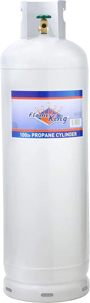View 100Lb Steel Propane Tank Cylinder with Pol Valve image 1