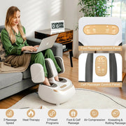 View Premium 2-In-1 Electric Shiatsu Foot Calf Massager With Heat Function image 4