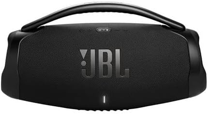 JBL Boombox 3 Wifi – Kabelloser Lautsprecher mit Bluetooth und Wifi – Kompatibel mit der JBL One App – 24 Stunden Wiedergabezeit – Wasser- und