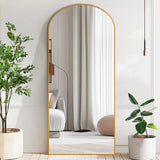 Arched Full Length Floor Mirror, Large Full Body Standing and Wall Mounted Mirror for Bedroom, Living Room and Home Decor