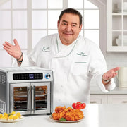 View Emeril Lagasse 26 QT Extra Large Air Fryer, Convection Toaster Oven with French Doors, Stainless Steel image 6