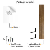 60 Inch Floating Wall Shelf, 9.25" Deep Wall Mounted Storage Shelf for Living Room, Bedroom and Home Decor