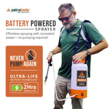 2 Gallon Battery Powered Sprayer, Rechargeable Cordless Electric Pump Sprayer for Garden, Lawn and Outdoor Use
