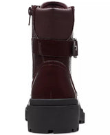 Women's Lace-Up Buckle Ankle Boots, Stylish Casual Boots with Decorative Details for Everyday Wear