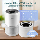 2 Pack Air Purifiers for Home, Compact Air Cleaners for Dust, Allergens, Pet Dander and Odors