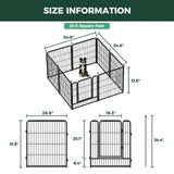 32" Dog Playpen for Small Dogs, Portable Indoor Outdoor Pet Exercise Pen for Puppies and Small Pets