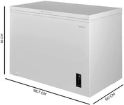 View Cecotec Congelador Horizontal 249L Bolero CoolMarket Chest 249P White E. Cesta con Asas, Control Electrónico LED, UltraContact D-Cool, Dual Function, image 2
