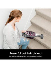 View Shark Rocket Deluxe Pro Corded Stick Vacuum, Lightweight, XL Dust Cup, LED Headlights, Pet Hair Tools, Bordeaux/Silver image 4
