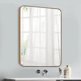 Metal Venetian Wall Mounted Mirror, Decorative Vintage Style Hanging Mirror for Living Room, Bedroom and Entryway