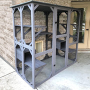 View Catio Outdoor Cat Enclosure - Large Walk-In Kitty Cage image 3
