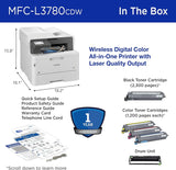 All-In-One Wireless Color Printer with Fast Printing, Scanning, Copying and Faxing