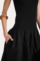Esme Cotton Poplin Ribbed Dress