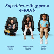 View Graco Turn2Me 3-in-1 Rotating Convertible Car Seat, Cambridge image 2
